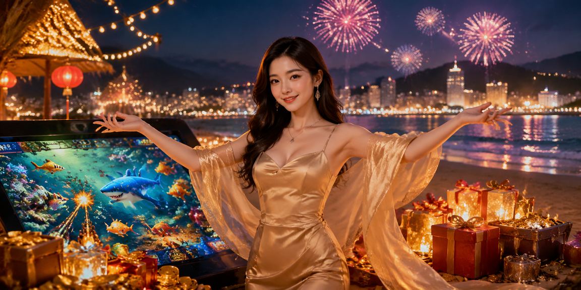 Trò chơi bắn cá trực tuyến với bối cảnh bãi biển Quy Nhơn